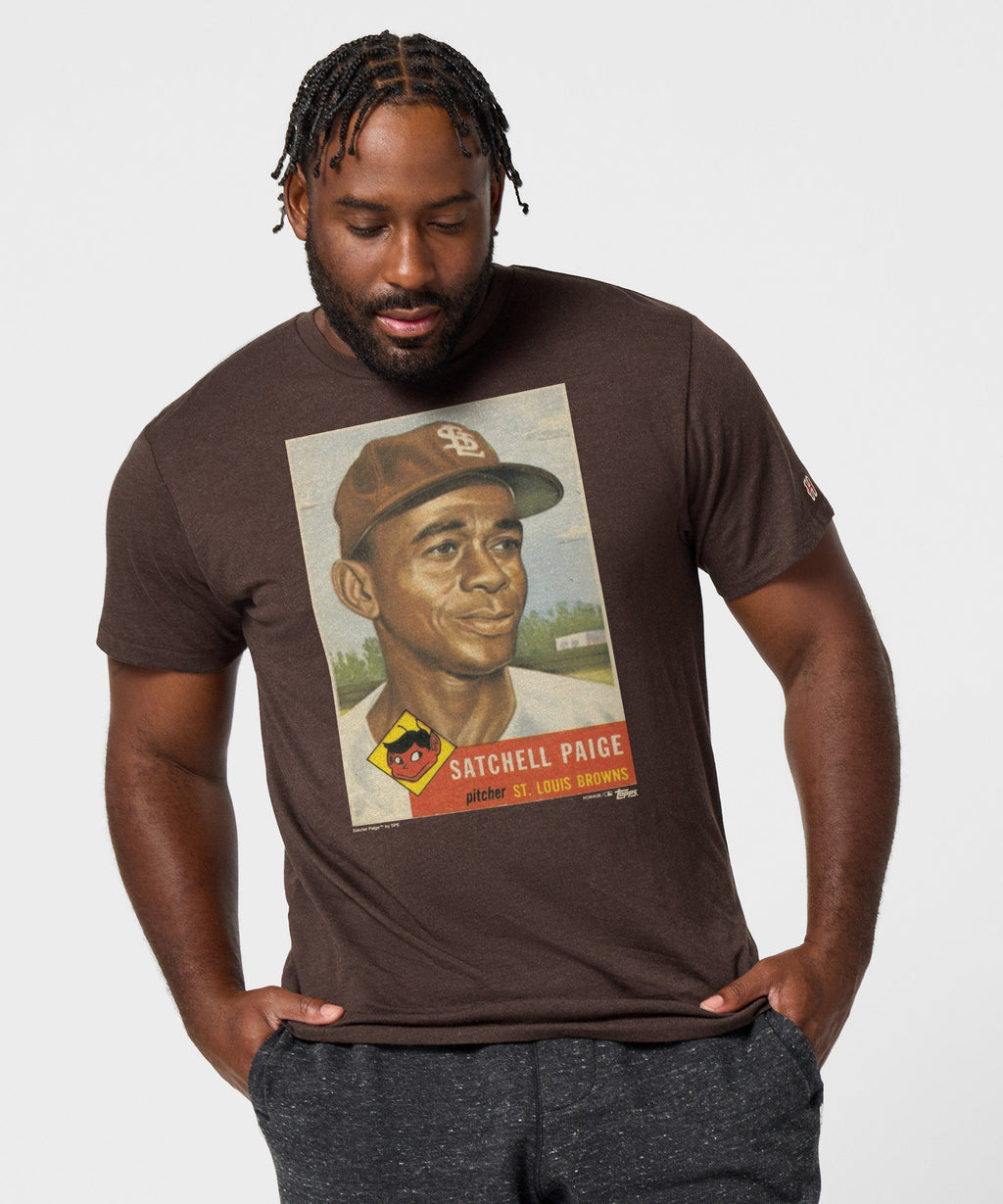 1953 Topps Baseball Satchel Paige Browns product image 3